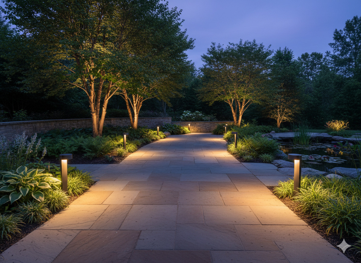 Outdoor Lighting Design for garden spaces